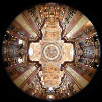 Melk, Benediktinerkloster, Stiftkirche St. Petrus und Paulus, Gesamter Innenraum