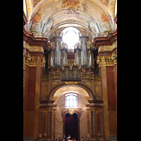 Melk, Benediktinerkloster, Stiftkirche St. Petrus und Paulus, Orgelempore