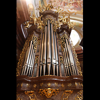 Melk, Benediktinerkloster, Stiftkirche St. Petrus und Paulus, Linker Hauptgehuseturm