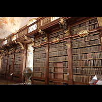 Melk, Benediktinerkloster, Stiftkirche St. Petrus und Paulus, Prunkraum der Stifsbibliothek