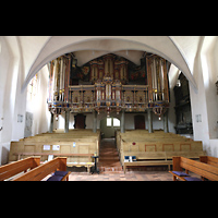 Basedow, Dorfkirche, Orgelempore