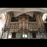 Basedow, Dorfkirche, Orgel perspektivisch