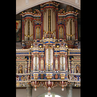 Basedow, Dorfkirche, Rckpositiv und Ober- (= Haupt-)werk