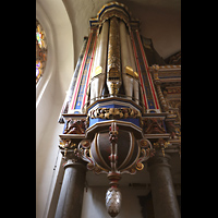 Basedow, Dorfkirche, Linker Pedalturm