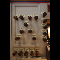 Basedow, Dorfkirche, Linke Registerstaffel