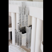 Berlin, St. Hedwigs-Kathedrale, Seitlicher Blick vom Kuppelumgang zur Orgel