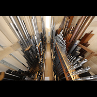 Berlin, St. Hedwigs-Kathedrale, Pfeifen im Schwellwerk