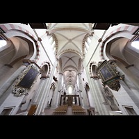 Braunschweig, Klosterkirche St. Mariae, Langhaus mit Blick ins Gewlbe