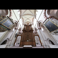 Braunschweig, Klosterkirche St. Mariae, Chorraum mit barockem Hochaltar von Matthus Heinrich Vetten (1735)
