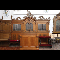 Cham, St. Jakob, Chororgel (an die Hauptorgel angeschlossen)