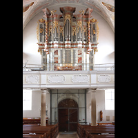 Cham, St. Jakob, Hauptorgelempore