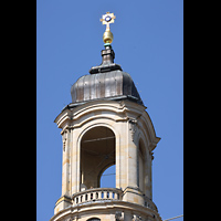 Dresden, Frauenkirche, Laterne mit Kreuz