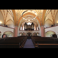 Halle (Saale), Pauluskirche, Innenraum in Richtung Hauptorgel