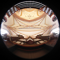 Halle (Saale), Pauluskirche, Orgelprospekt und Spieltisch