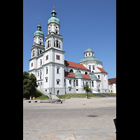 Kempten, Basilika St. Lorenz, Basilika vom Hildegardplatz von Sdwesten aus esehen