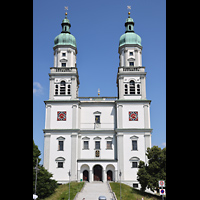 Kempten, Basilika St. Lorenz, Doppelturmfassade