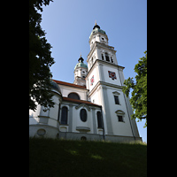 Kempten, Basilika St. Lorenz, Ansicht von Nordosten