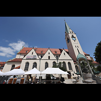 Kempten, St. Mang, Seitliche Ansicht vom St. Mang Platz