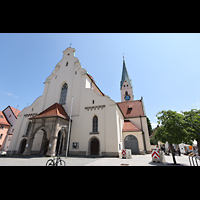 Kempten, St. Mang, Westfassade und Turm