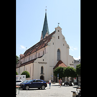 Kempten, St. Mang, Ansicht vom St. Mang Platz von Nordwesten