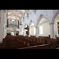 Kempten, St. Mang, Seitlicher Blick ins Hauptschiff