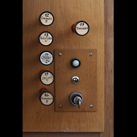 Kempten, St. Mang, Rechte Registerstaffel der Chororgel