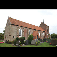 Krummhrn, Reformierte Kirche, Ansicht von Sdwesten mit Friedhof