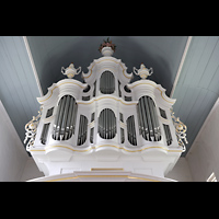 Krummhrn, Reformierte Kirche, Orgel perspektivisch