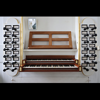 Krummhrn, Reformierte Kirche, Spieltisch