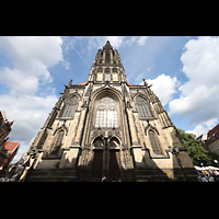 Mnster, St. Lamberti, Westfassade mit 90,50 m hohem Turm