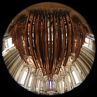 Mnster, St. Lamberti, Chamaden mit Blick zum Chor