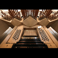 Mnster, St. Lamberti, Spieltisch und Chamaden perspektivisch