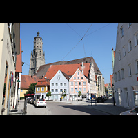 Nrdlingen, St. Georg, Ansicht von Sden von der Hallgasse