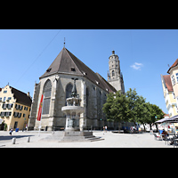Nrdlingen, St. Georg, Ansicht von Osten vomS chfflesmarkt / Rbenmarkt