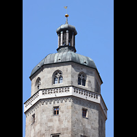 Nrdlingen, St. Georg, Turmspitze mit Aussichtsgalerie