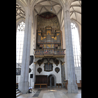 Nrdlingen, St. Georg, Seitenorgel von 1610, 1974 verbrannt und 1976 rekonstruiert