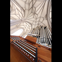 Nrdlingen, St. Georg, Spieltisch und Hauptorgel