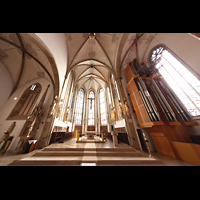 Rheine, St. Dionysius, Orgel und Chorraum