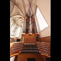 Rheine, St. Dionysius, Orgel mit Spieltisch