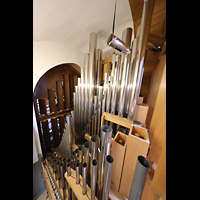Rheine, St. Dionysius, Pfeifen im Schwellwerk