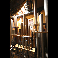 Rheine, St. Dionysius, Pfeifen im Kleinpedal