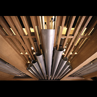 Rheine, St. Dionysius, Praestant 4' des Positivs unter den Chamaden des Hauptwerks