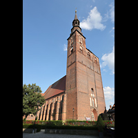 Tangermnde, St. Stephan, Ansicht von Westen vom Langen Hals