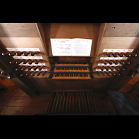 Tangermnde, St. Stephan, Spieltisch von oben