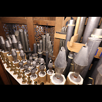 Tangermnde, St. Stephan, Pfeifen im Rckpositiv