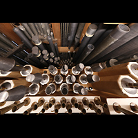 Tangermnde, St. Stephan, Pfeifen im Rckpositiv