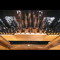 Tangermnde, St. Stephan, Pfeifen im Rckpositiv