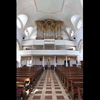 Vilshofen, Stadtpfarrkirche St. Johannes der Tufer, Orgelempore