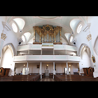 Vilshofen, Stadtpfarrkirche St. Johannes der Tufer, Orgelempore