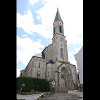 Waldkirchen, St. Peter und Paul (Bayernwalddom), Ansicht vom Buchl